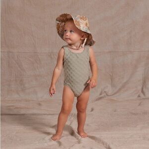 NWOT Rylee + Cru Swim Moxie One-Piece in Laurel Check